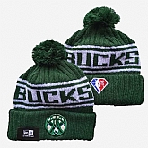 Milwaukee Bucks Team Logo Knit Hat YD (2),baseball caps,new era cap wholesale,wholesale hats